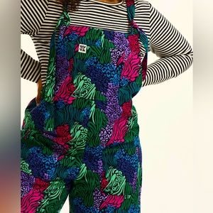 lucy and yak dungaree shorts 16R